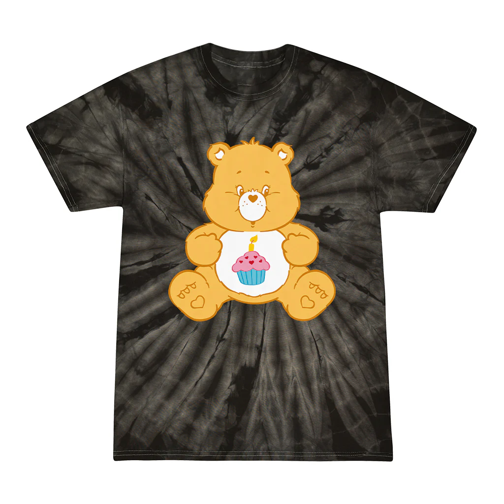 Birthday Bear Tie Dye Kids T-Shirt - Image 5