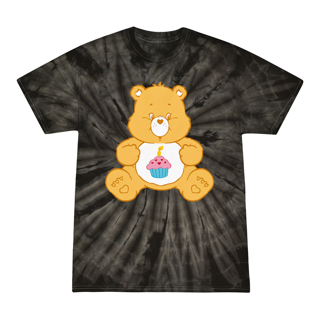 Birthday Bear Tie Dye Men's T-Shirt - Image 3