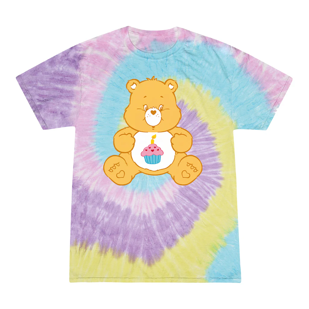 Birthday Bear Tie Dye Women's T-Shirt - Image 7