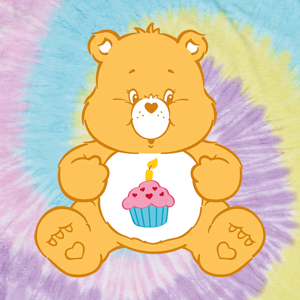 Birthday Bear Tie Dye Women's T-Shirt - Image 8