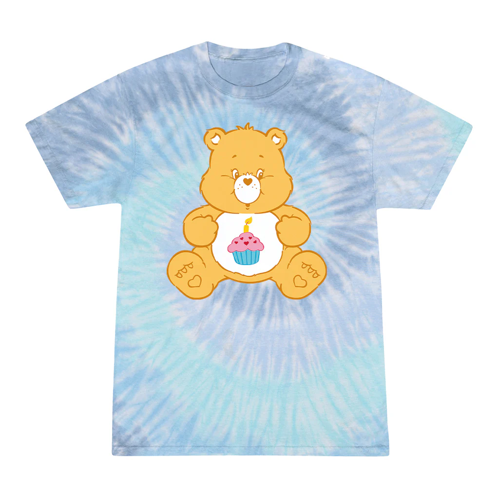 Birthday Bear Tie Dye Women's T-Shirt - Image 9