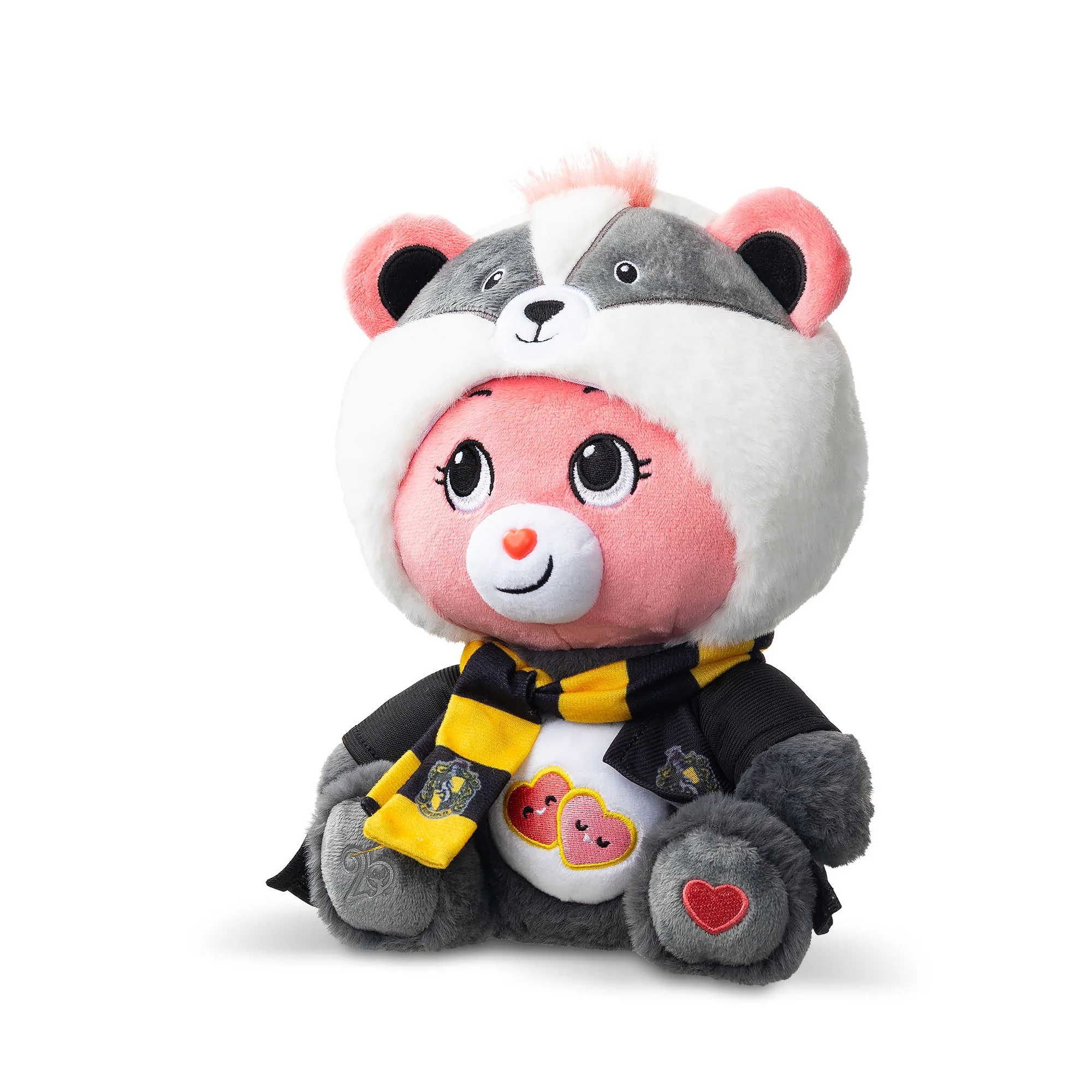Care Bears x Harry Potter Magic Hoodie Mascot Love A Lot Bear x Hufflepuff 30cm Plush - Image 3