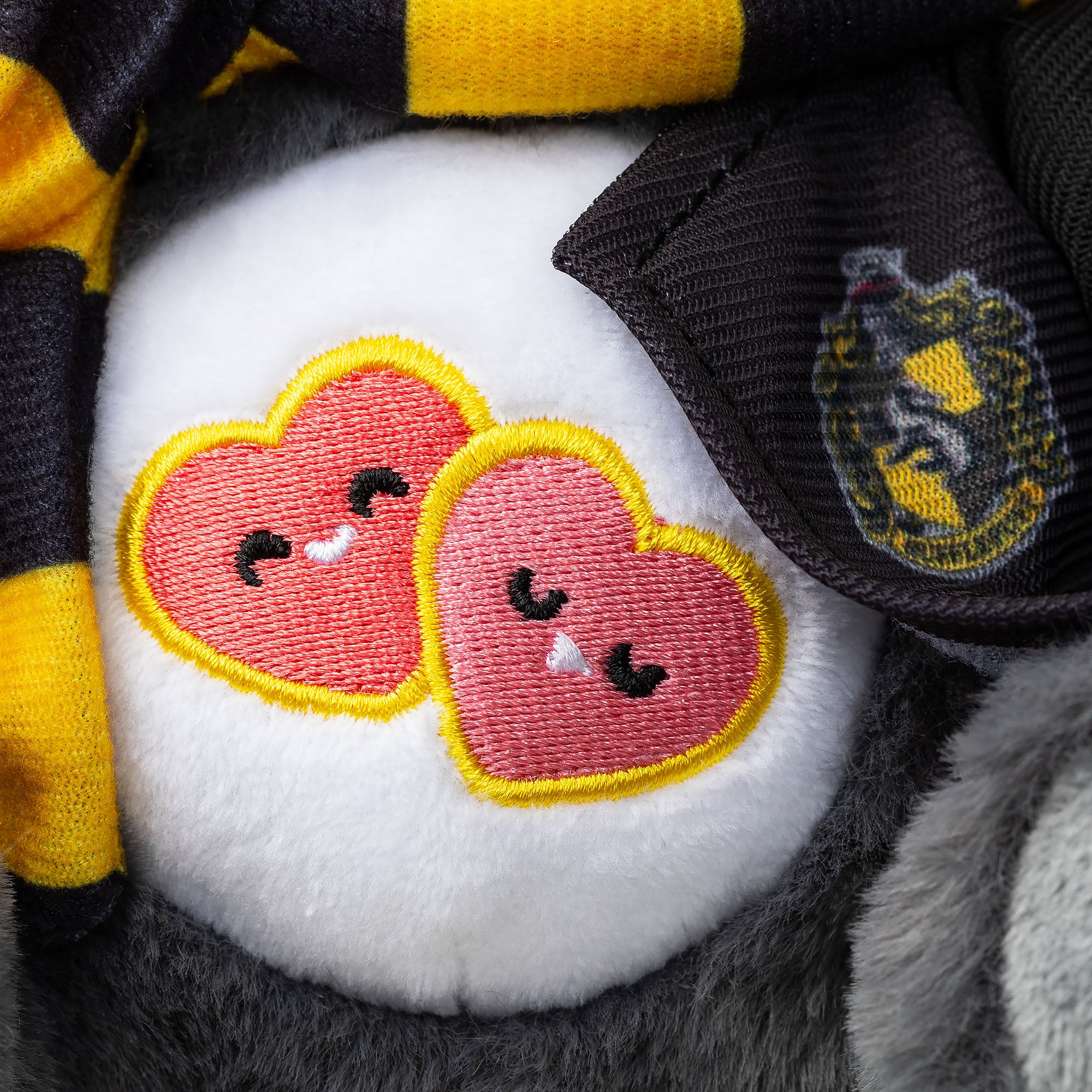 Care Bears x Harry Potter Magic Hoodie Mascot Love A Lot Bear x Hufflepuff 30cm Plush - Image 5