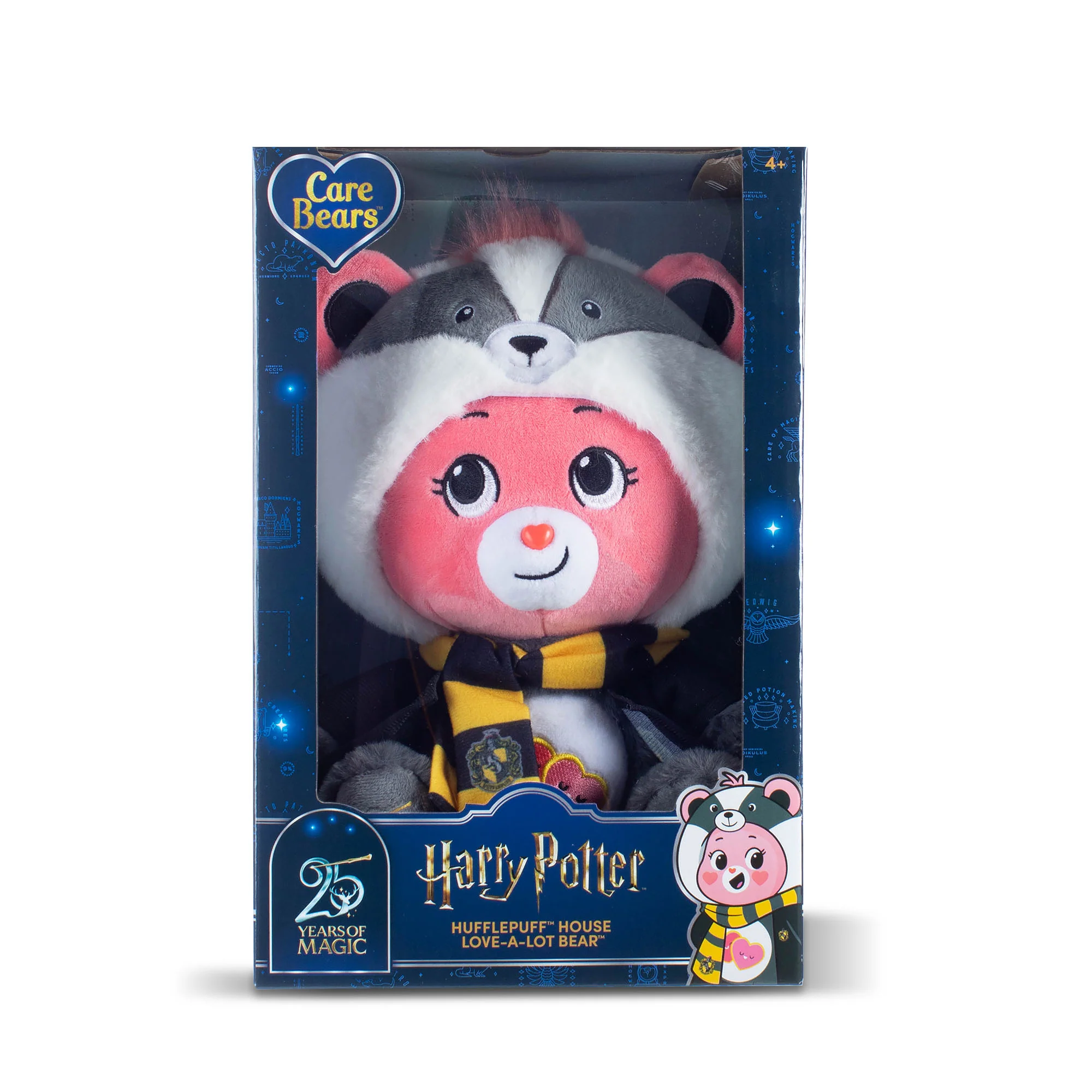 Care Bears x Harry Potter Magic Hoodie Mascot Love A Lot Bear x Hufflepuff 30cm Plush - Image 7