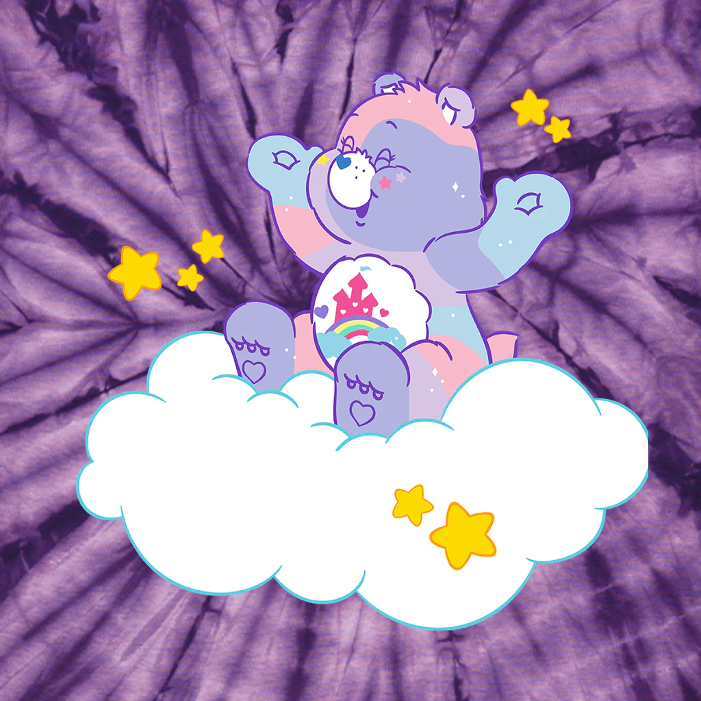 Care Bears 40th Anniversary Tie Dye Kids T-Shirt - Image 2