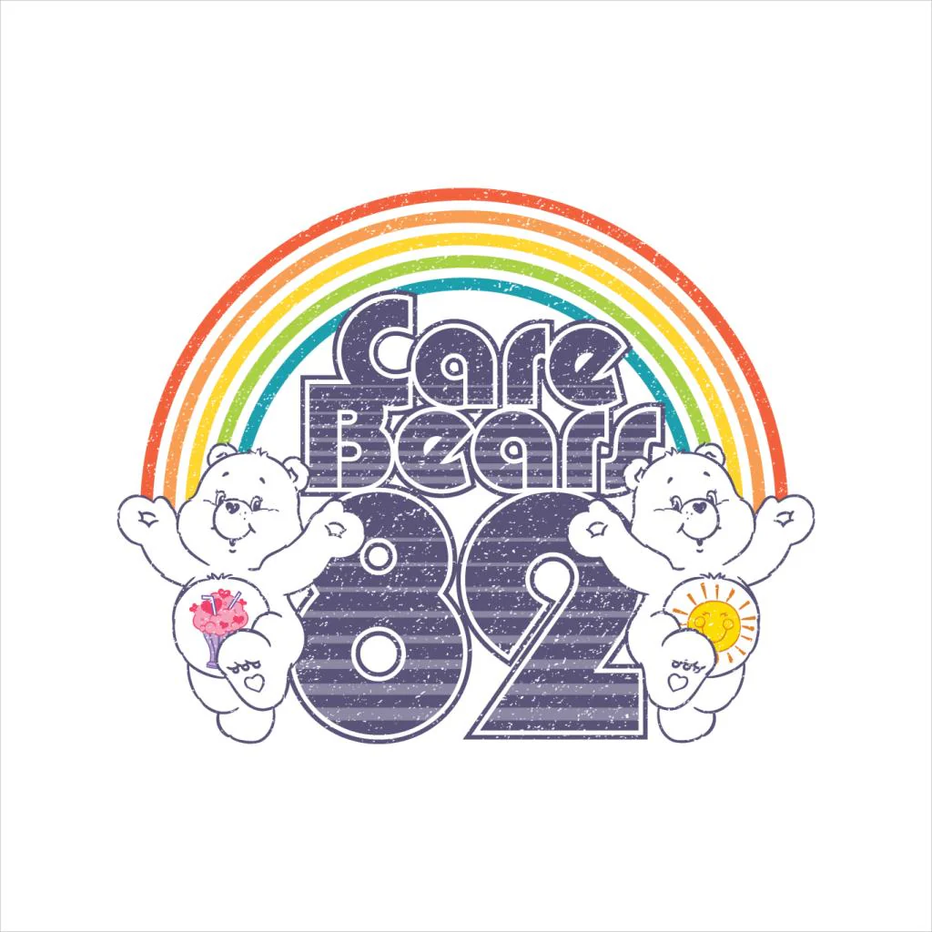 82 Rainbow Funshine Bear And Share Bear Men's Sweatshirt - Image 4