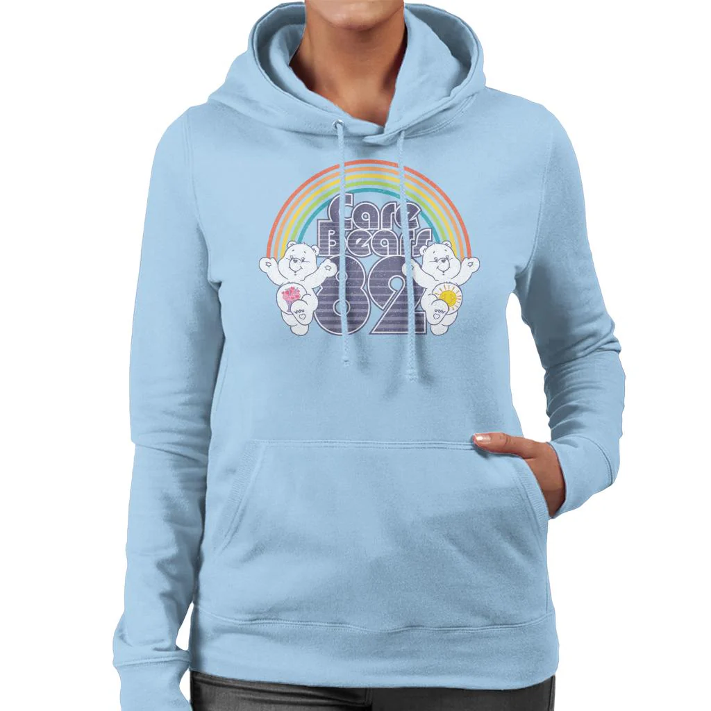 82 Rainbow Funshine Bear And Share Bear Women's Hooded Sweatshirt - Image 5