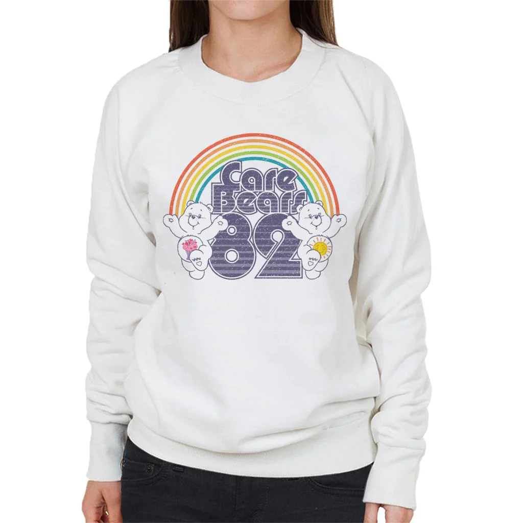 82 Rainbow Funshine Bear And Share Bear Women's Sweatshirt - Image 3