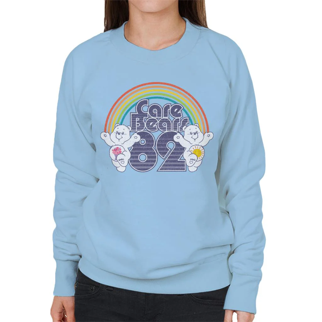 82 Rainbow Funshine Bear And Share Bear Women's Sweatshirt - Image 5