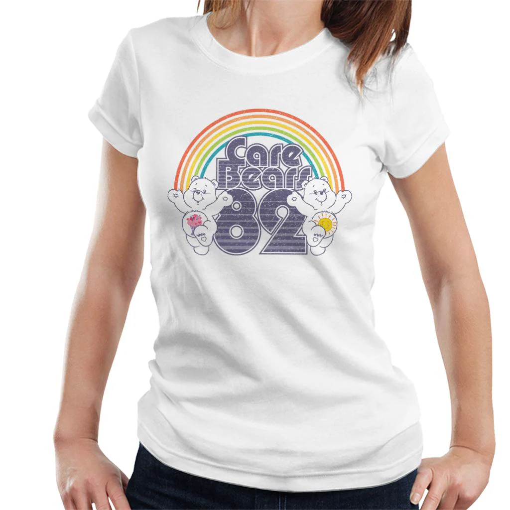 82 Rainbow Funshine Bear And Share Bear Women's T-Shirt - Image 3