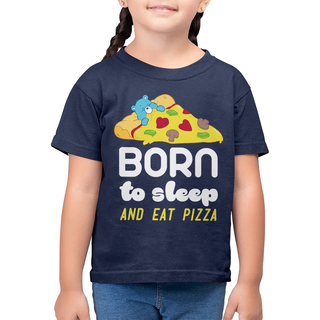 Bedtime Bear White Text Kids T-Shirt - Image 4