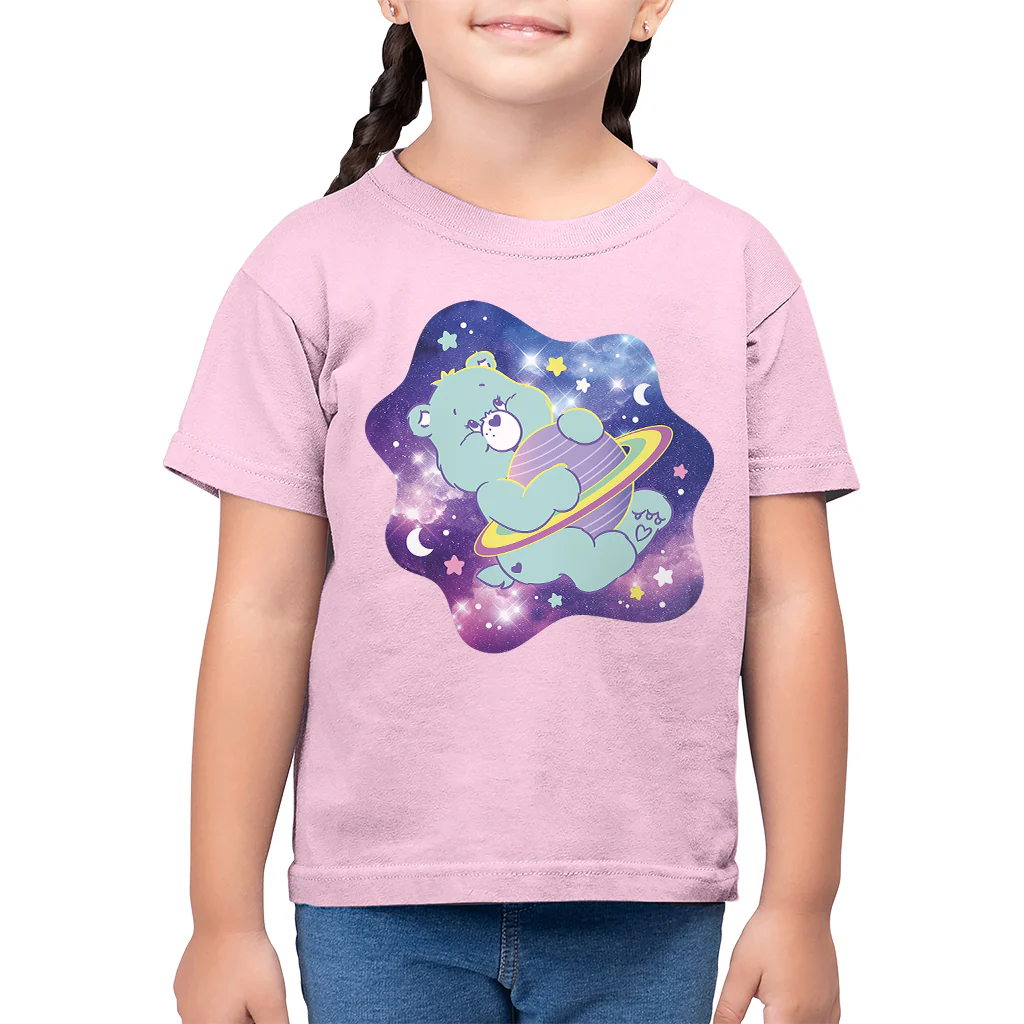 Bedtime Bear Dreaming Of Space Kids T-Shirt - Image 5