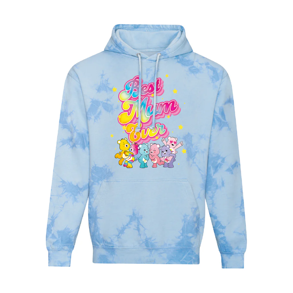 Care Bears Best Mum Ever Women's Tie Dye Hoodie - Image 4
