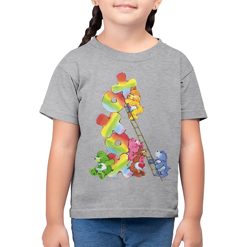 Birthday Bear Xoxox Kids T-Shirt - Image 3