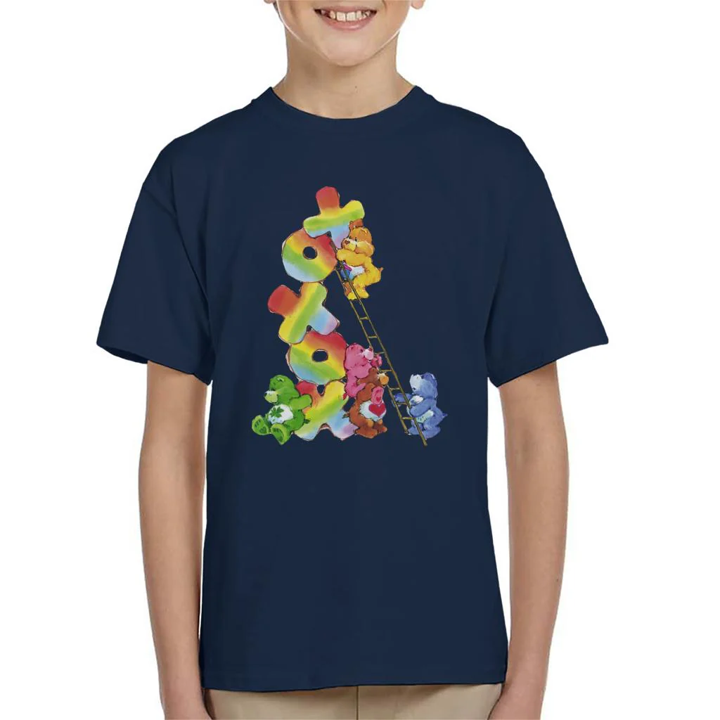 Birthday Bear Xoxox Kids T-Shirt - Image 6