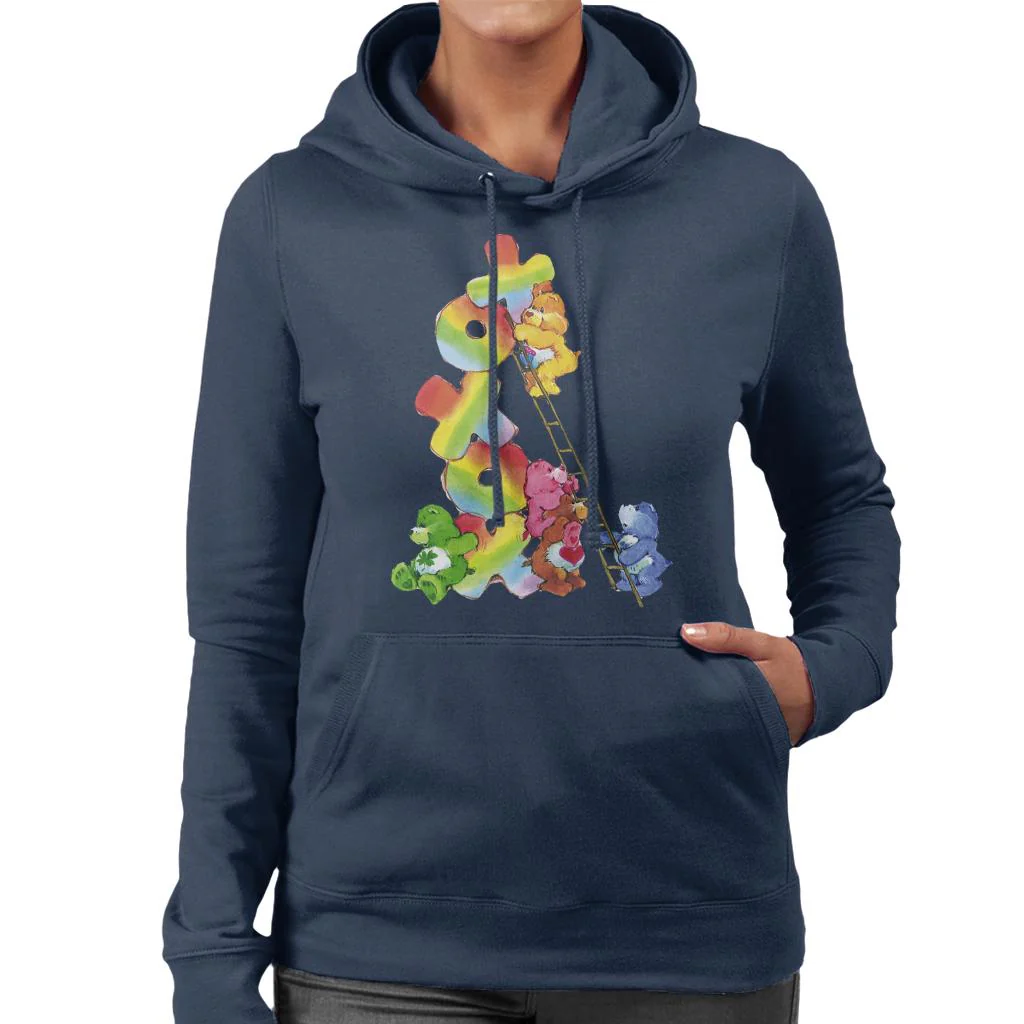 Birthday Bear Xoxox Climbing Ladder Women's Hooded Sweatshirt - Image 5