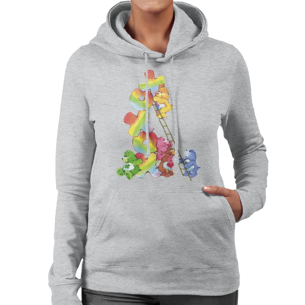 Birthday Bear Xoxox Climbing Ladder Women's Hooded Sweatshirt - Image 6
