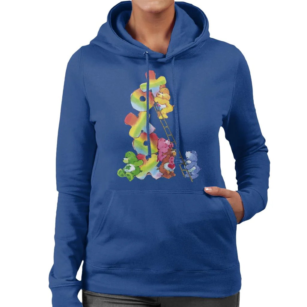 Birthday Bear Xoxox Climbing Ladder Women's Hooded Sweatshirt - Image 7