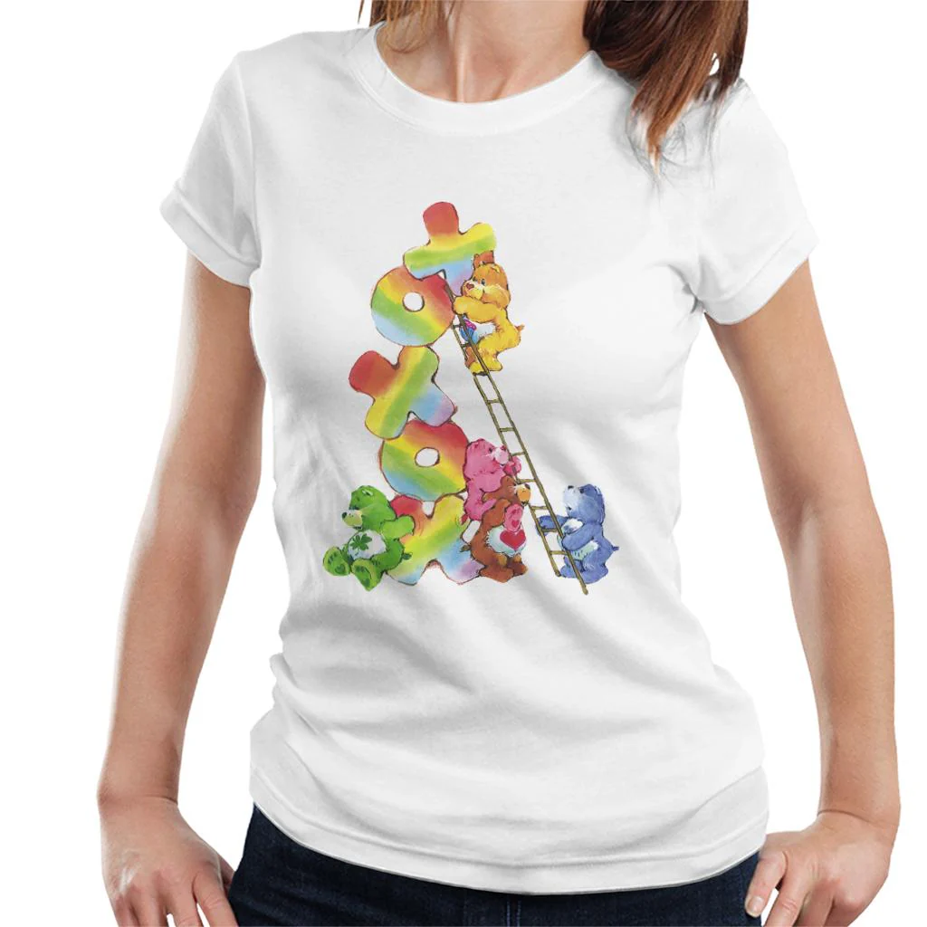 Birthday Bear Xoxox Climbing Ladder Women's T-Shirt - Image 4