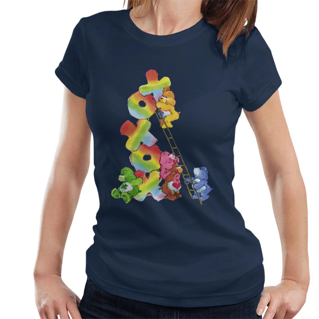 Birthday Bear Xoxox Climbing Ladder Women's T-Shirt - Image 5