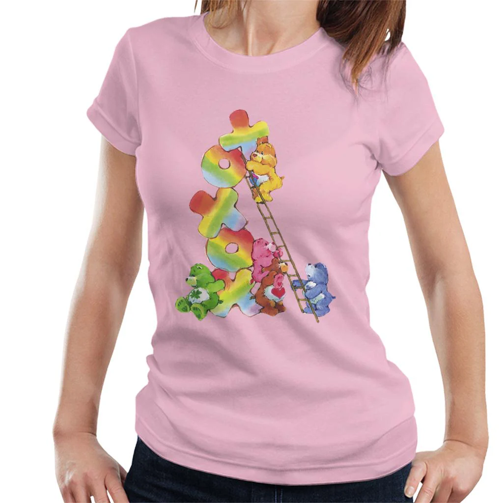 Birthday Bear Xoxox Climbing Ladder Women's T-Shirt - Image 7