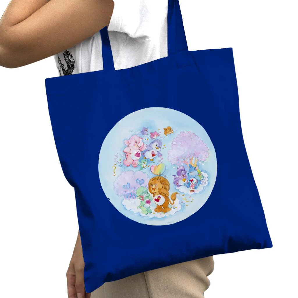 Brave Heart Lion Pink Trees Tote Bag - Image 3