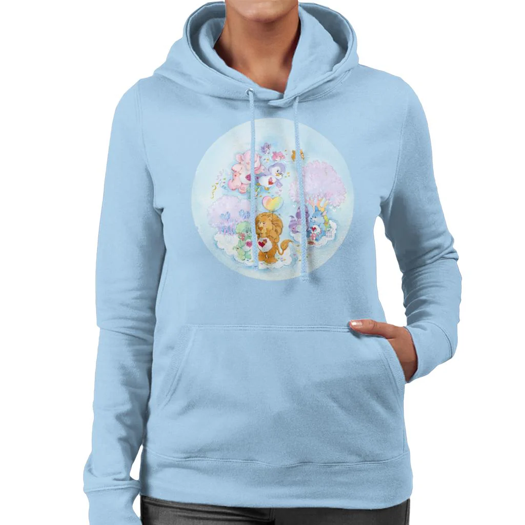 Brave Heart Lion Pink Trees Women's Hooded Sweatshirt - Image 4