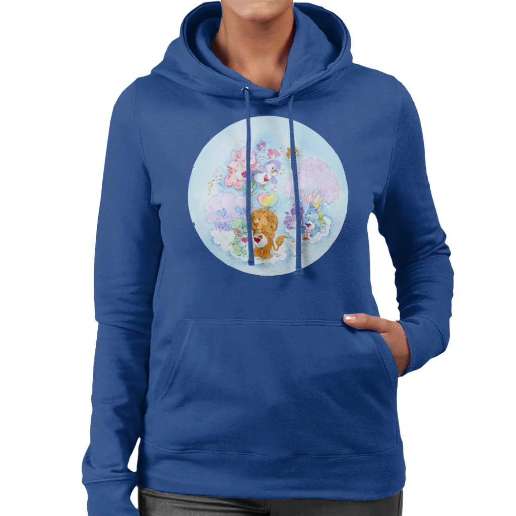 Brave Heart Lion Pink Trees Women's Hooded Sweatshirt - Image 7