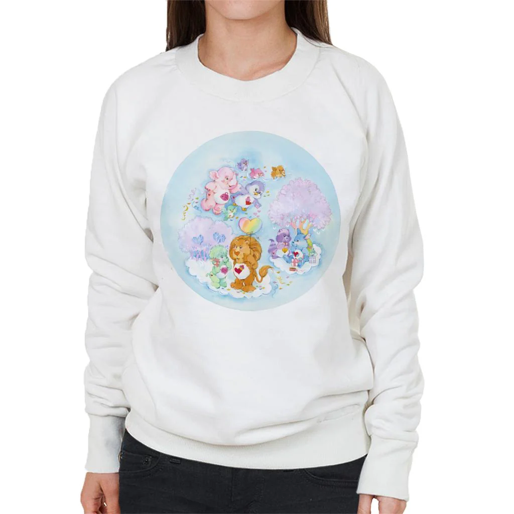 Brave Heart Lion Pink Trees Women's Sweatshirt - Image 5