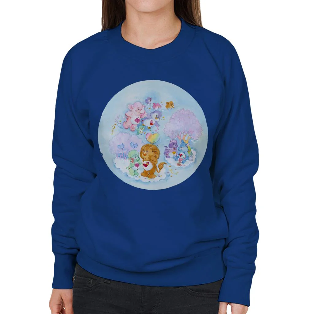Brave Heart Lion Pink Trees Women's Sweatshirt - Image 6