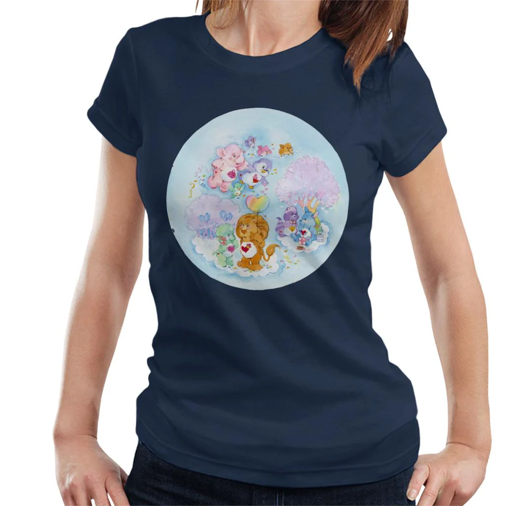 Brave Heart Lion Pink Trees Women's T-Shirt - Image 3