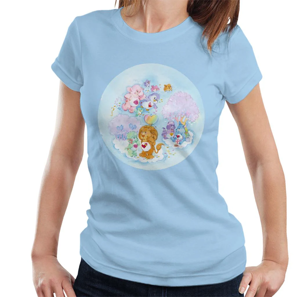 Brave Heart Lion Pink Trees Women's T-Shirt - Image 4