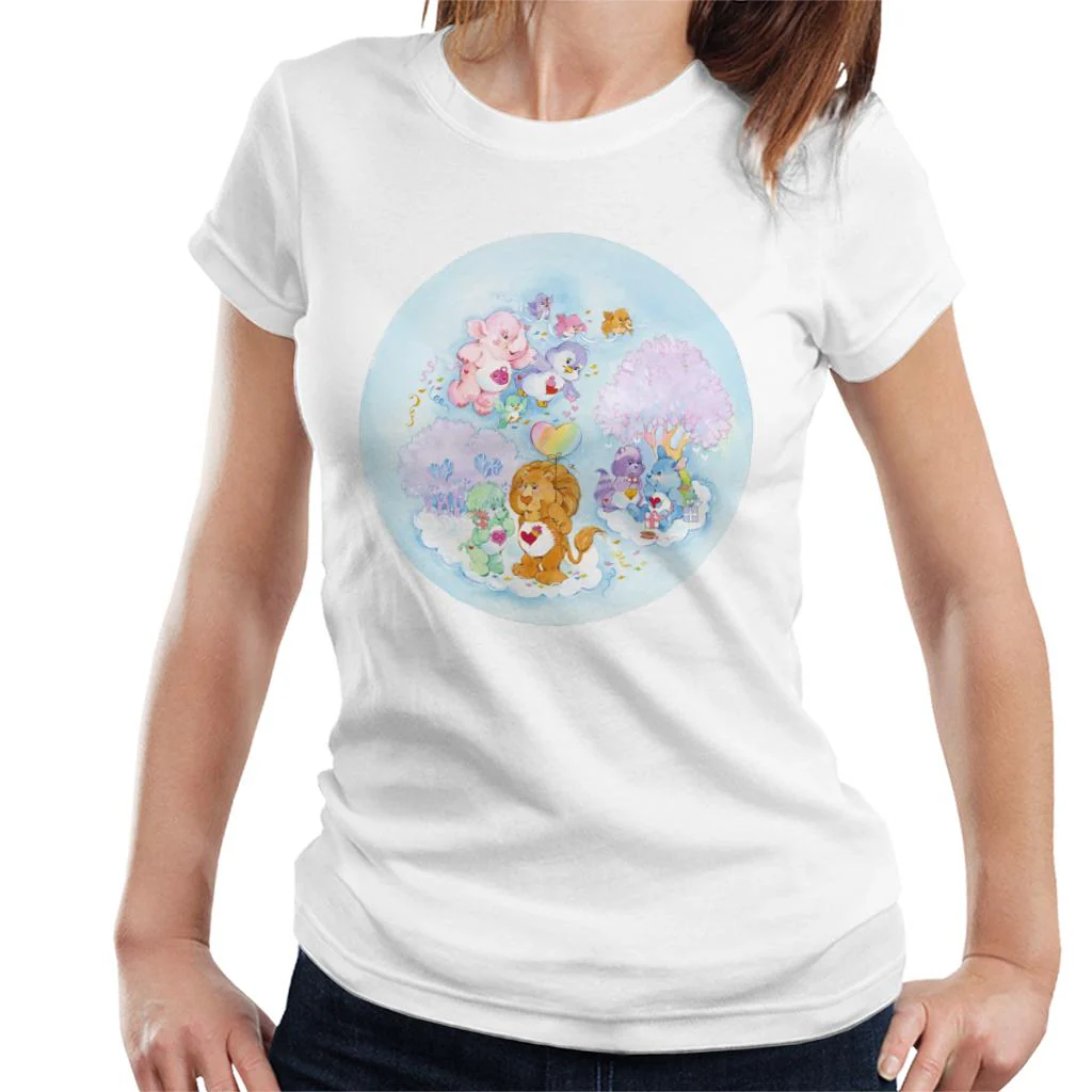 Brave Heart Lion Pink Trees Women's T-Shirt - Image 5