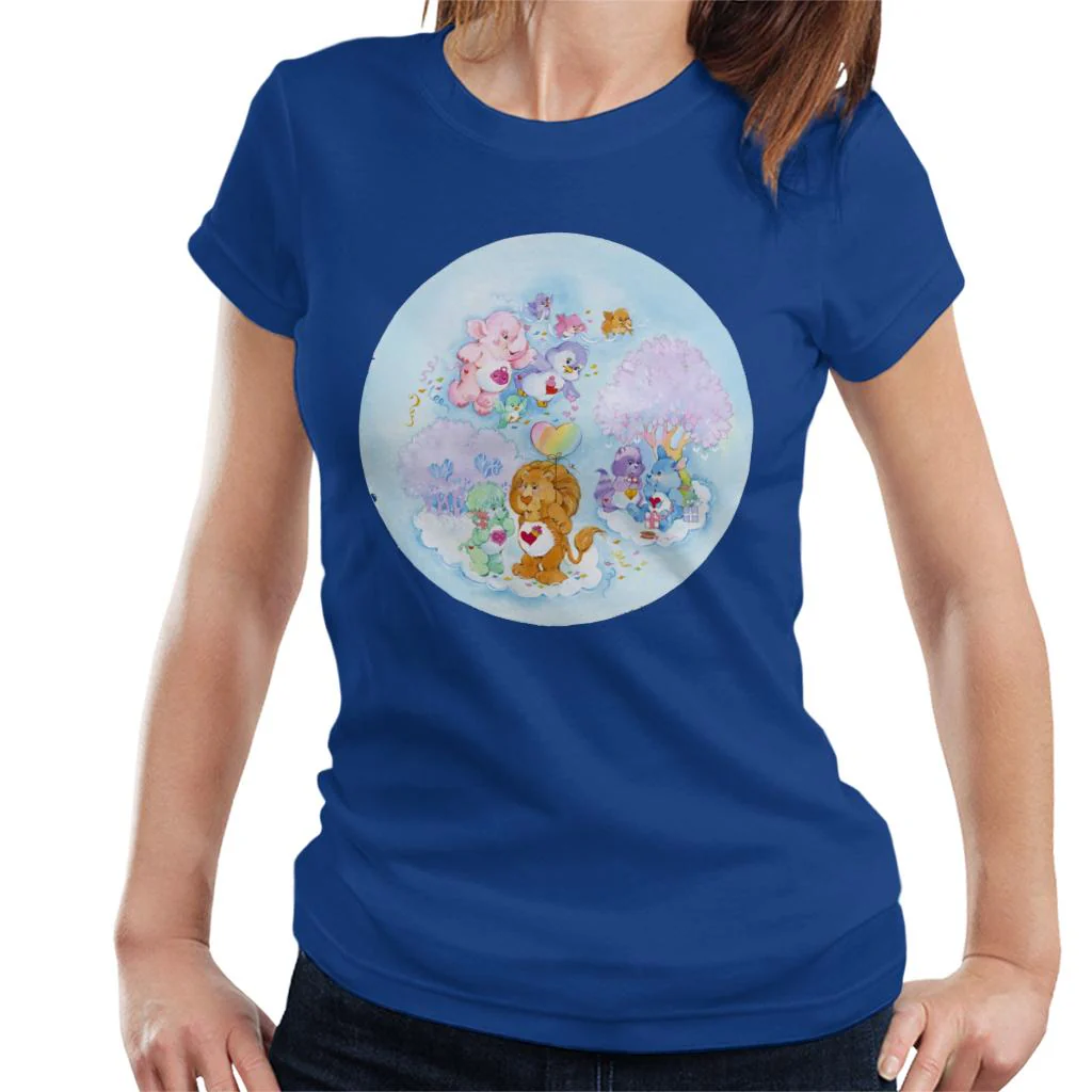 Brave Heart Lion Pink Trees Women's T-Shirt - Image 6