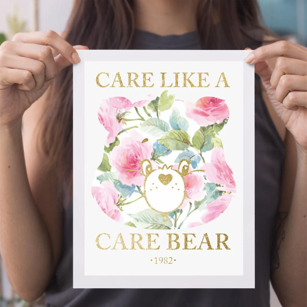 Care Like A Care Bear A4 Print - Image 3