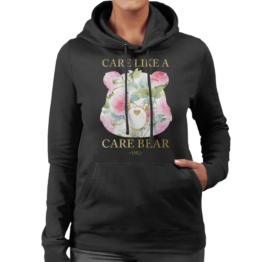 Care Like A Care Bear Women's Hooded Sweatshirt
