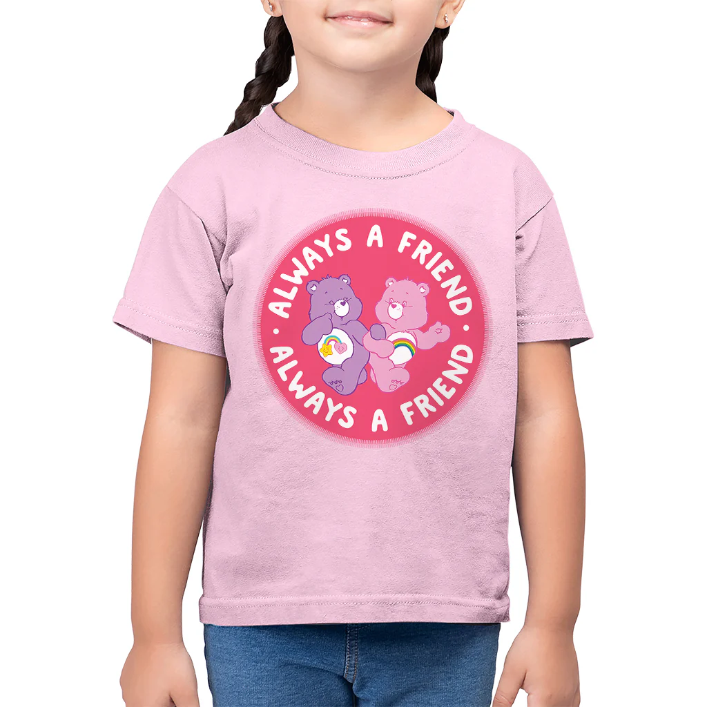 Cheer Bear And Best Friend Bear Always A Friend Kids T-Shirt