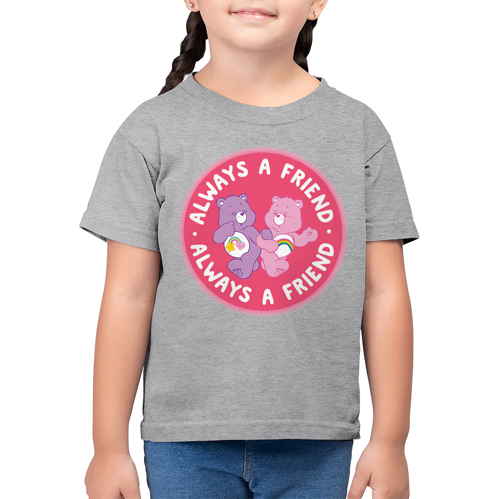 Cheer Bear And Best Friend Bear Always A Friend Kids T-Shirt - Image 4
