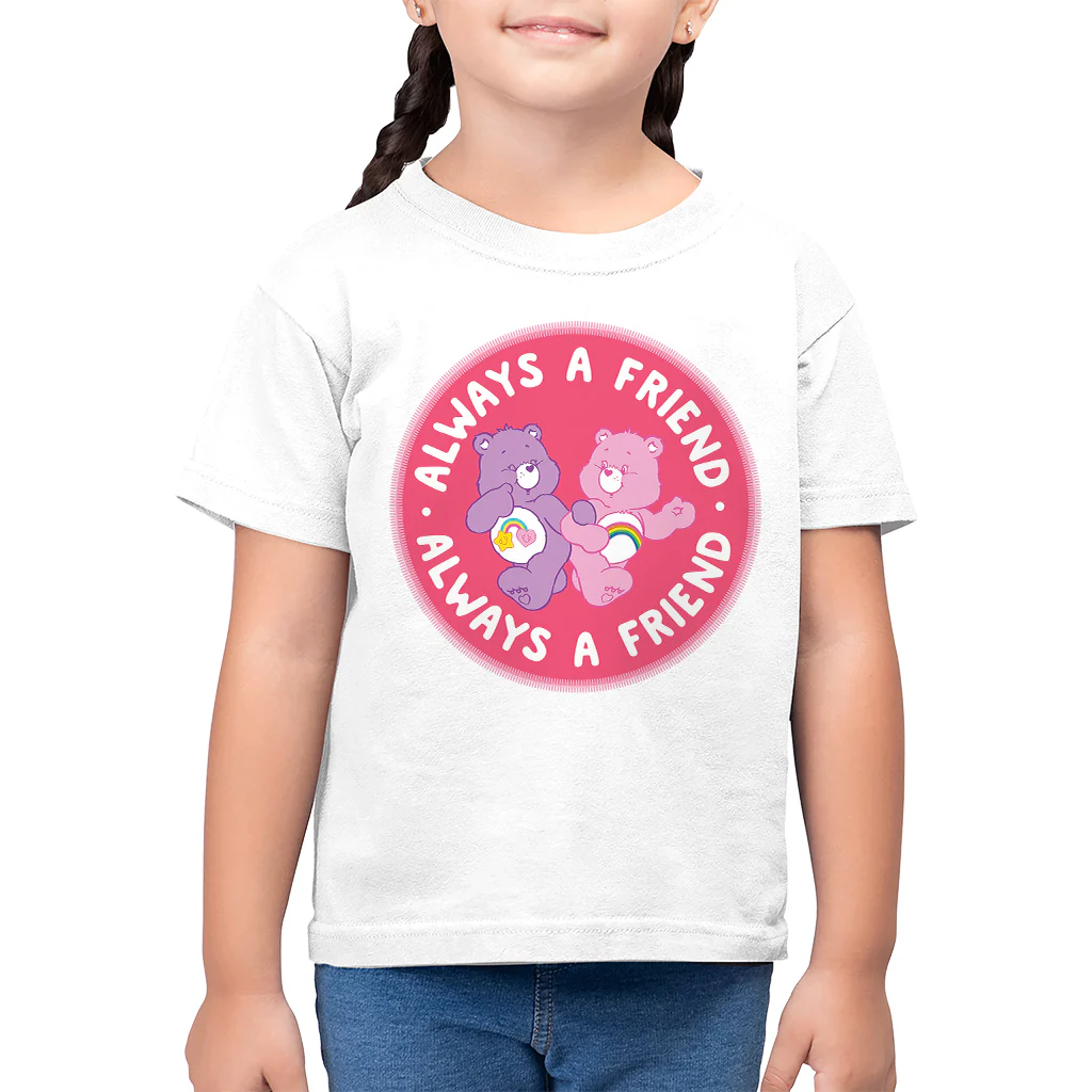 Cheer Bear And Best Friend Bear Always A Friend Kids T-Shirt - Image 5