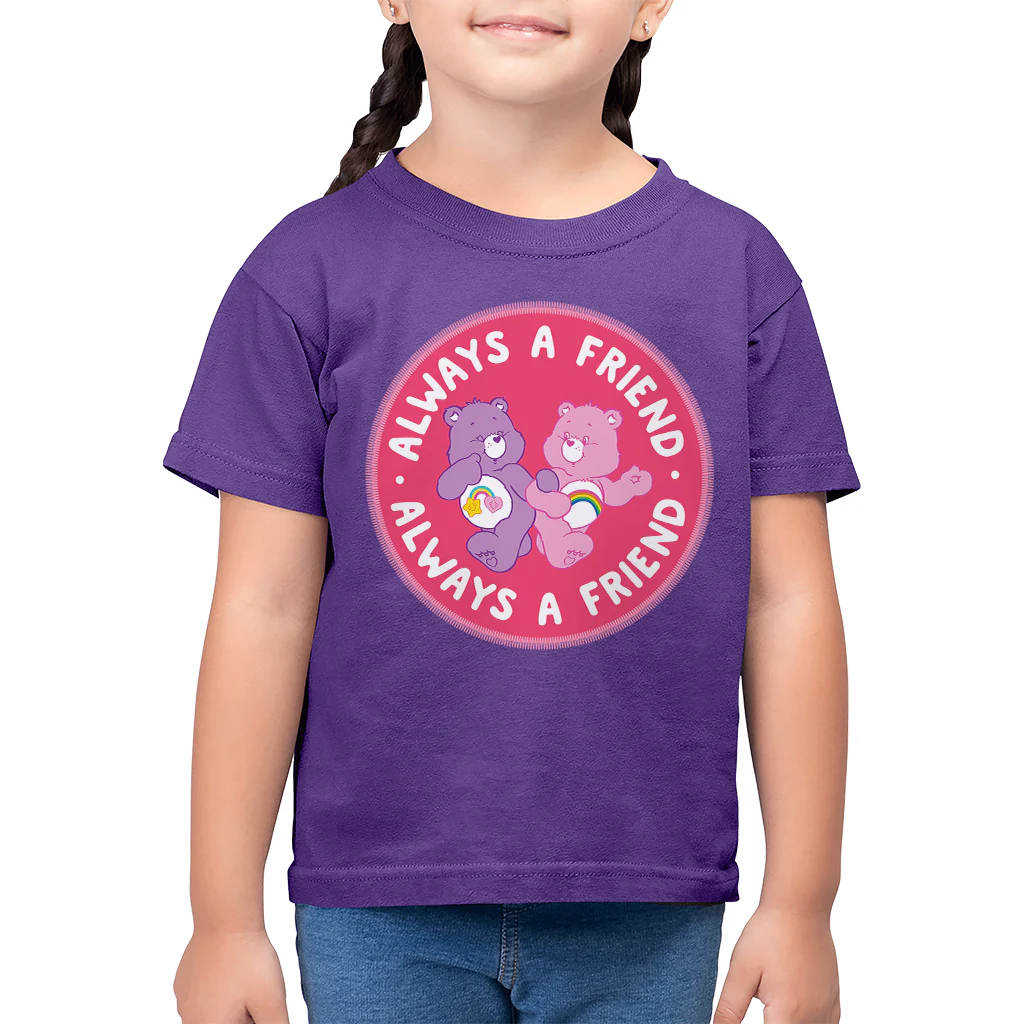 Cheer Bear And Best Friend Bear Always A Friend Kids T-Shirt - Image 8