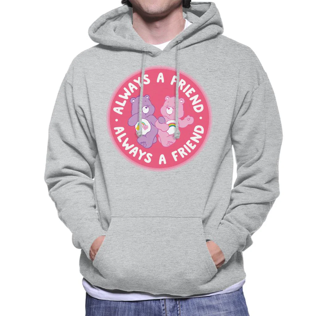 Cheer Bear And Best Friend Bear Always A Friend Men's Hooded Sweatshirt