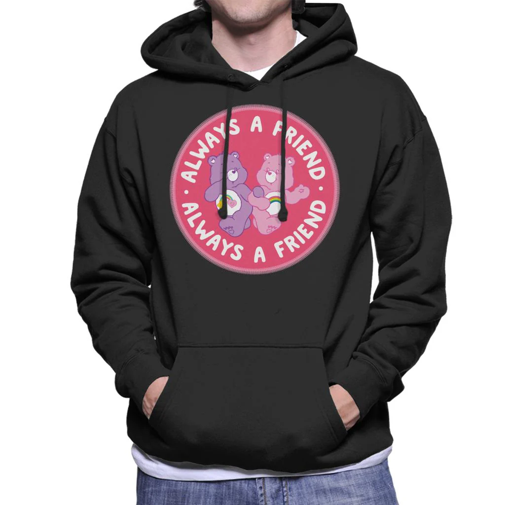 Cheer Bear And Best Friend Bear Always A Friend Men's Hooded Sweatshirt - Image 3