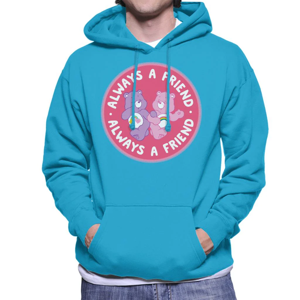 Cheer Bear And Best Friend Bear Always A Friend Men's Hooded Sweatshirt - Image 4