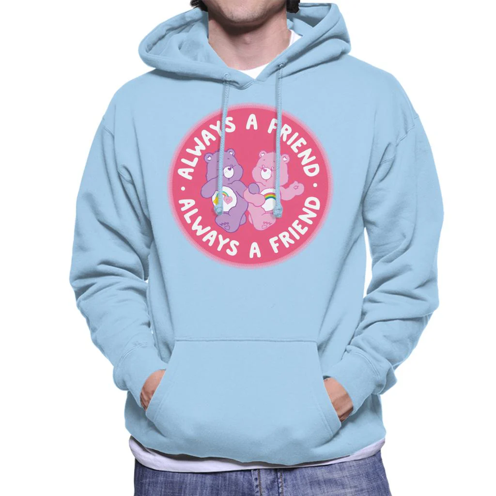 Cheer Bear And Best Friend Bear Always A Friend Men's Hooded Sweatshirt - Image 6