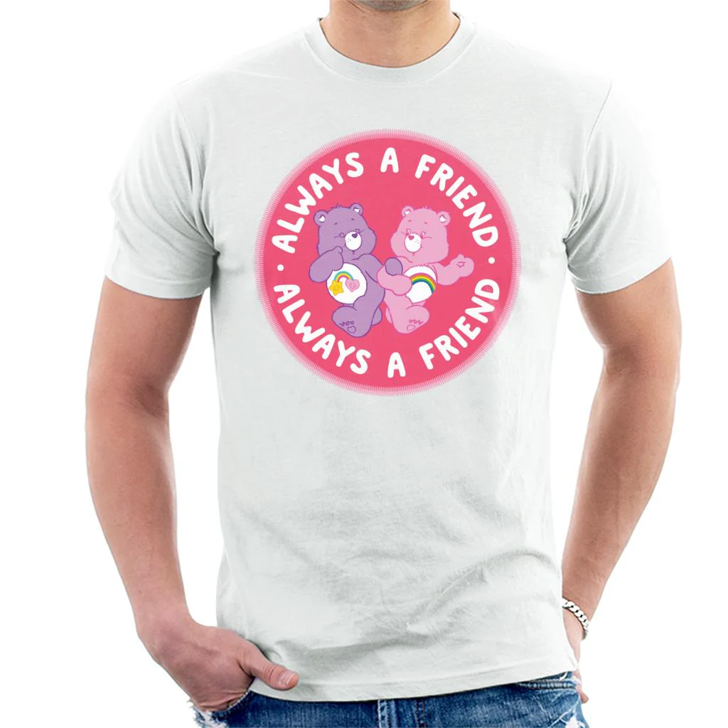 Cheer Bear And Best Friend Bear Always A Friend Men's T-Shirt - Image 2