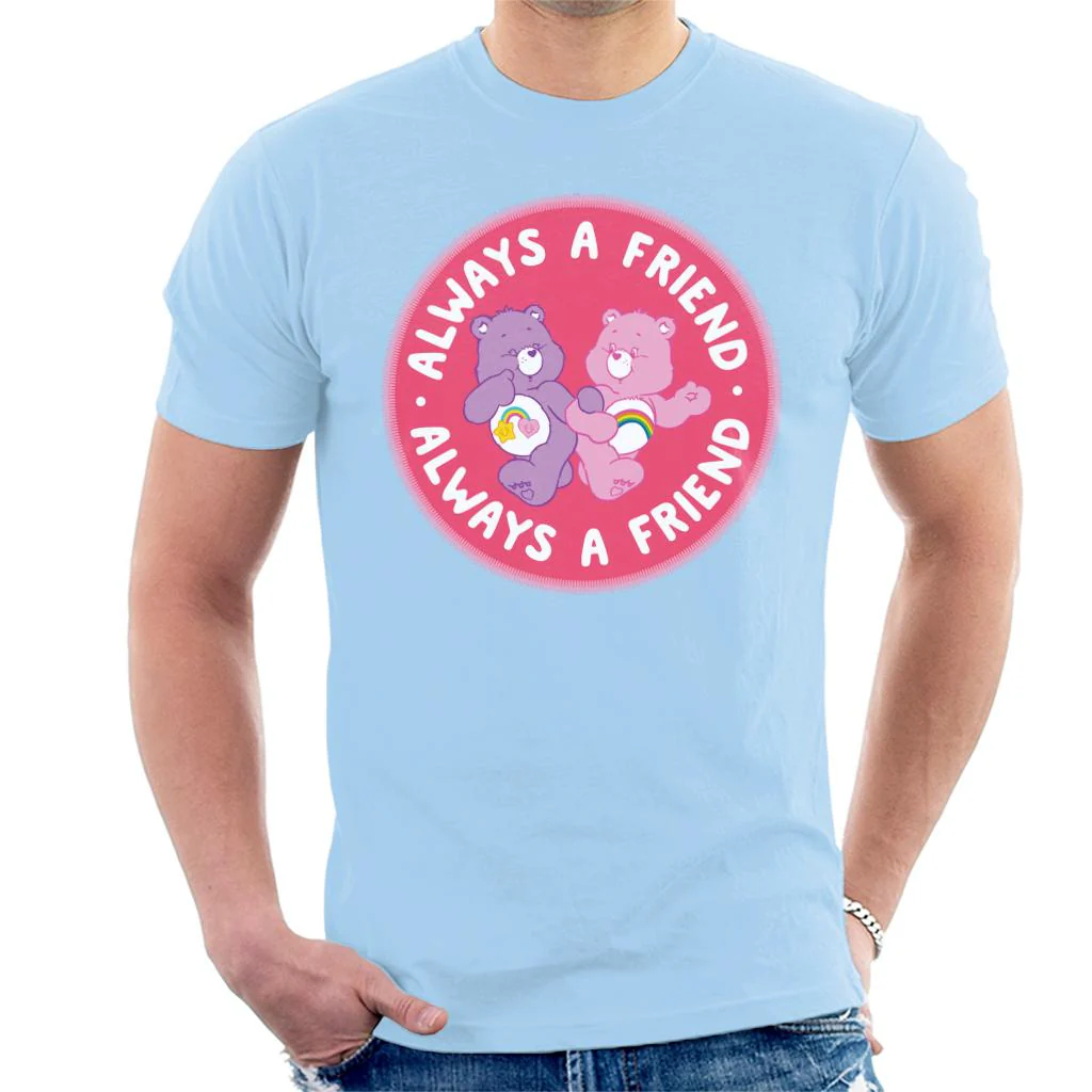Cheer Bear And Best Friend Bear Always A Friend Men's T-Shirt - Image 3