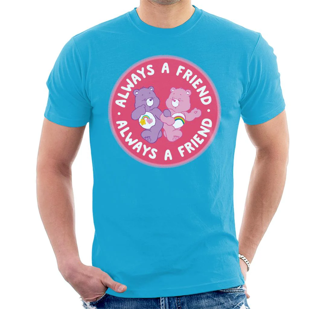 Cheer Bear And Best Friend Bear Always A Friend Men's T-Shirt - Image 5