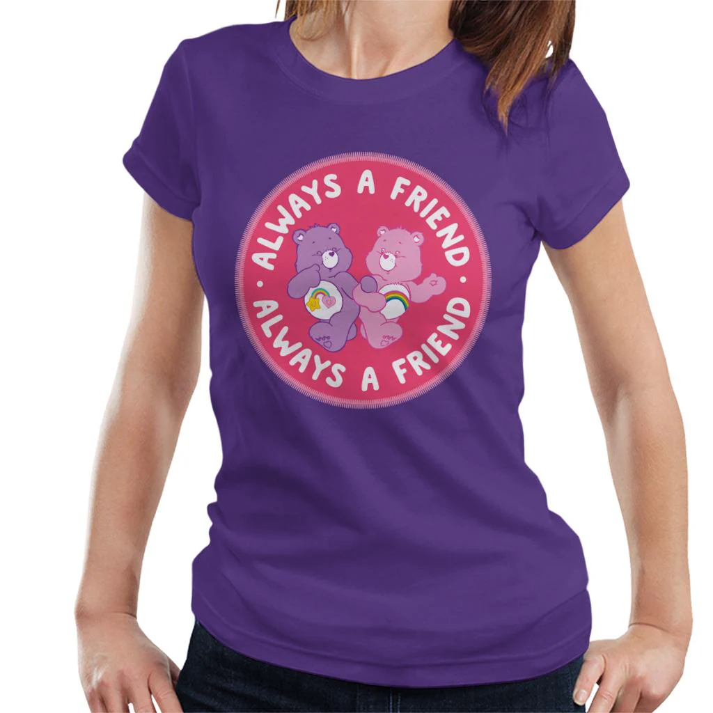 Cheer Bear And Best Friend Bear Always A Friend Women's T-Shirt
