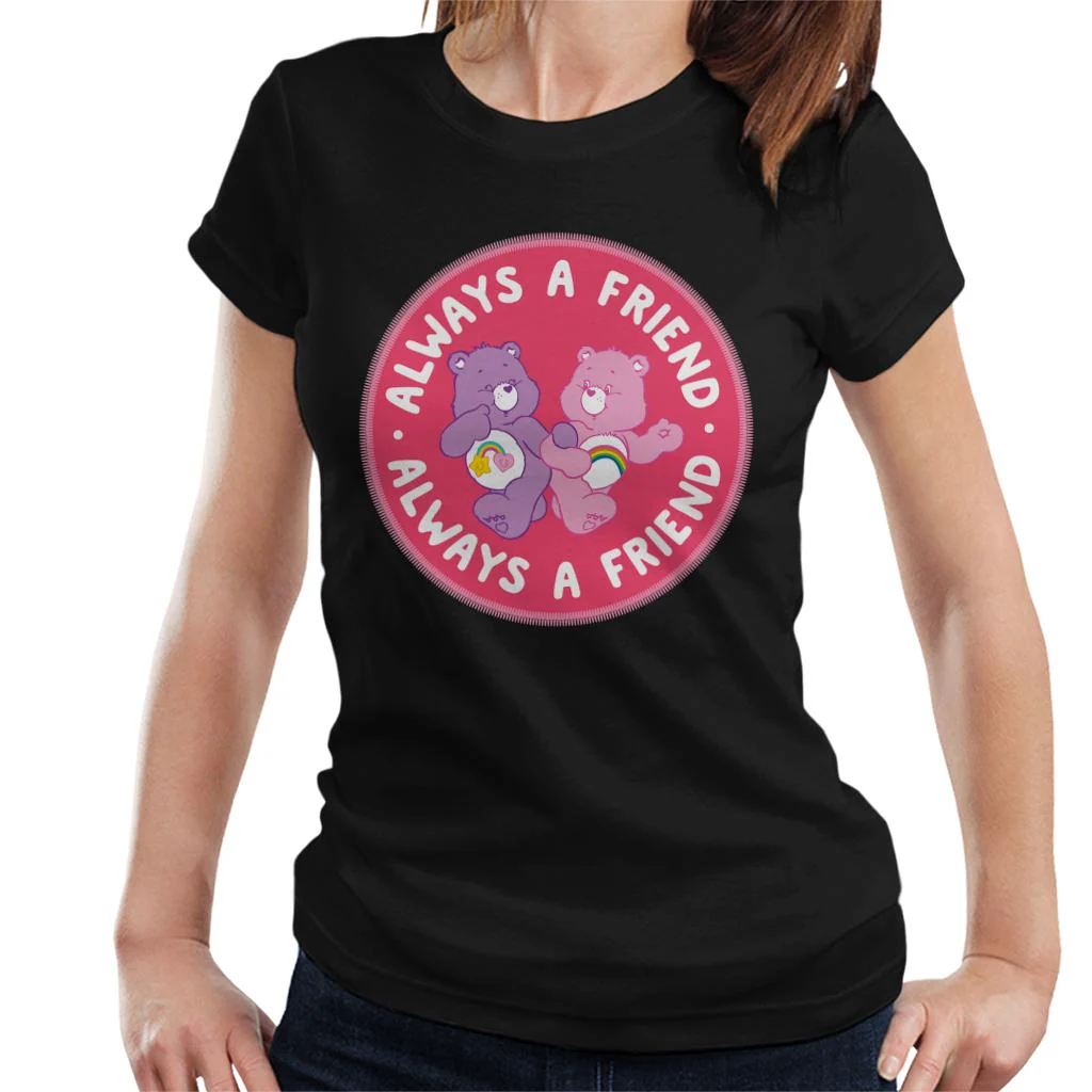 Cheer Bear And Best Friend Bear Always A Friend Women's T-Shirt - Image 3