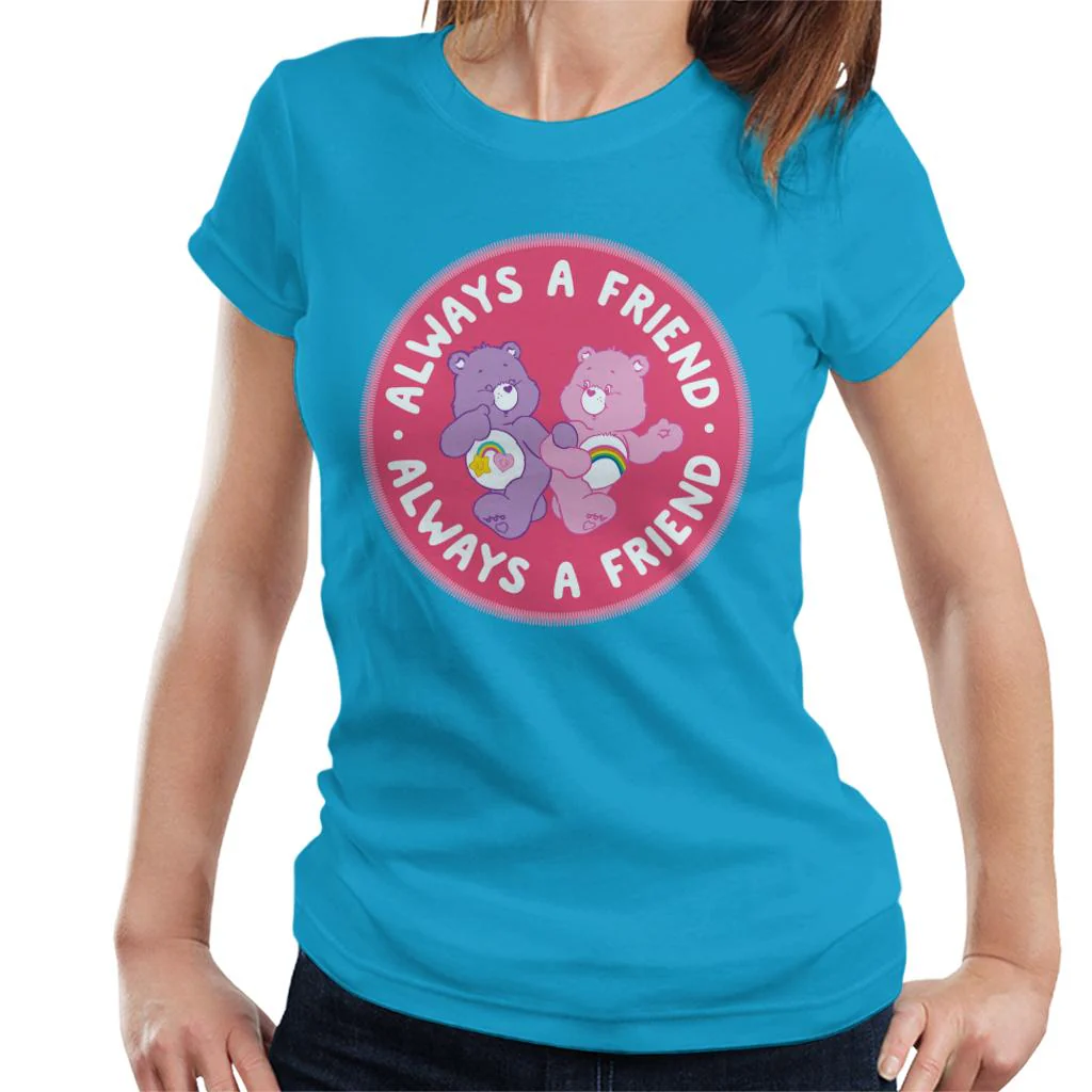 Cheer Bear And Best Friend Bear Always A Friend Women's T-Shirt - Image 4